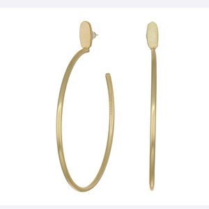 Kendra Scott Pepper large gold hoops. New with tags.